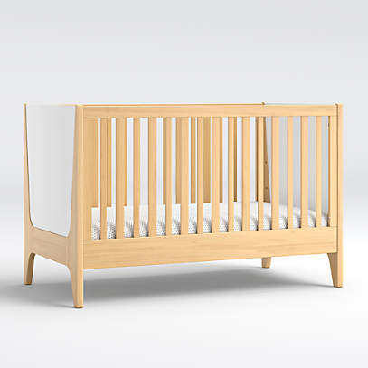 solid maple crib