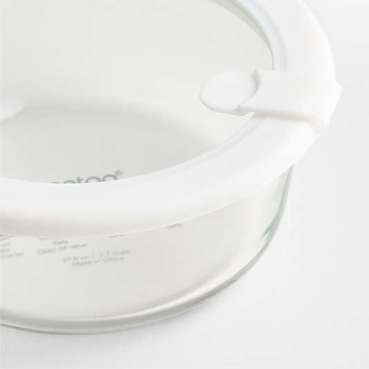 Bentgo Medium 2.7-oz. Signature Glass Food Storage Container with Leak-Proof Glass and Silicone Lid