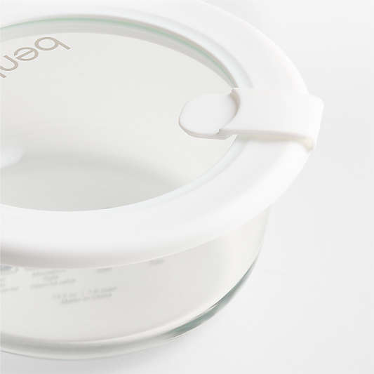Bentgo Small 1.6-oz. Signature Glass Food Storage Container with Leak-Proof Glass and Silicone Lid