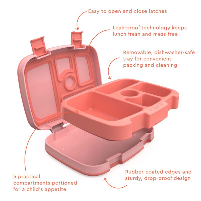 Bentgo ® Coral Kids Bento Lunch Box - image 6 of 10