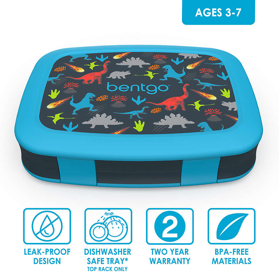 Bentgo® Kids Brights Bento-Style 5-Compartment Lunch Box - Ideal Portion  Sizes for Ages 3 to 7 - Leak-Proof, Drop-Proof, Dishwasher Safe, BPA-Free,  