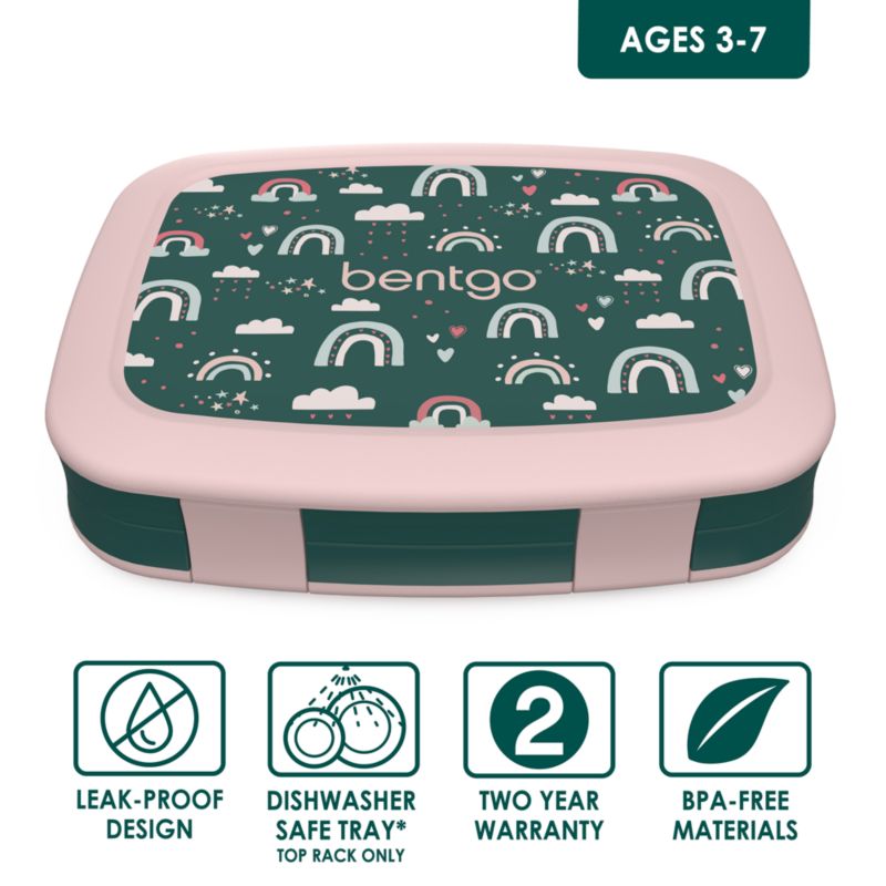 Bentgo ® Green Rainbow Kids Bento Lunch Box - image 4 of 11