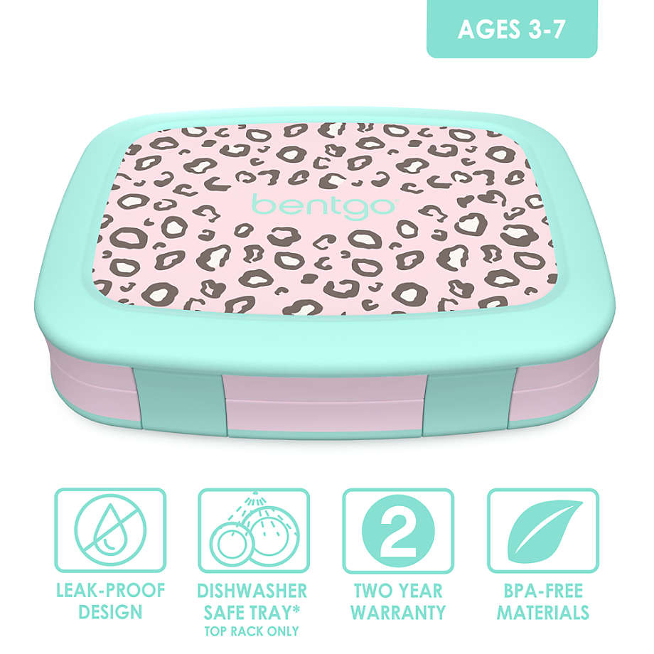 Bentgo Leopard Print Kids Bento Lunch Box + Reviews