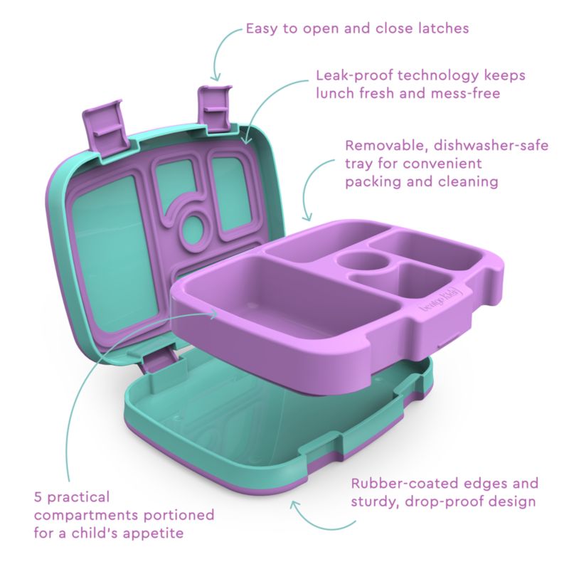 Bentgo Mermaid Scales Kids Bento Lunch Box + Reviews | Crate & Kids