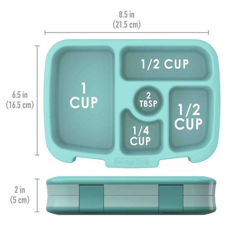 Bentgo ® Seafoam Green Kids Bento Lunch Box - image 5 of 10