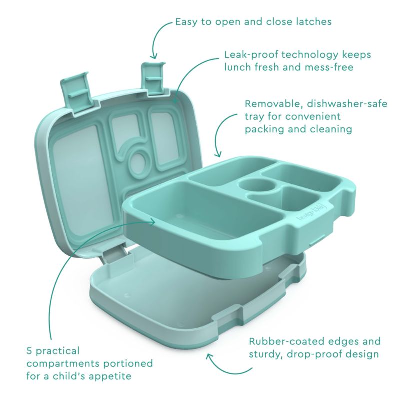 Bentgo ® Seafoam Green Kids Bento Lunch Box - image 6 of 10