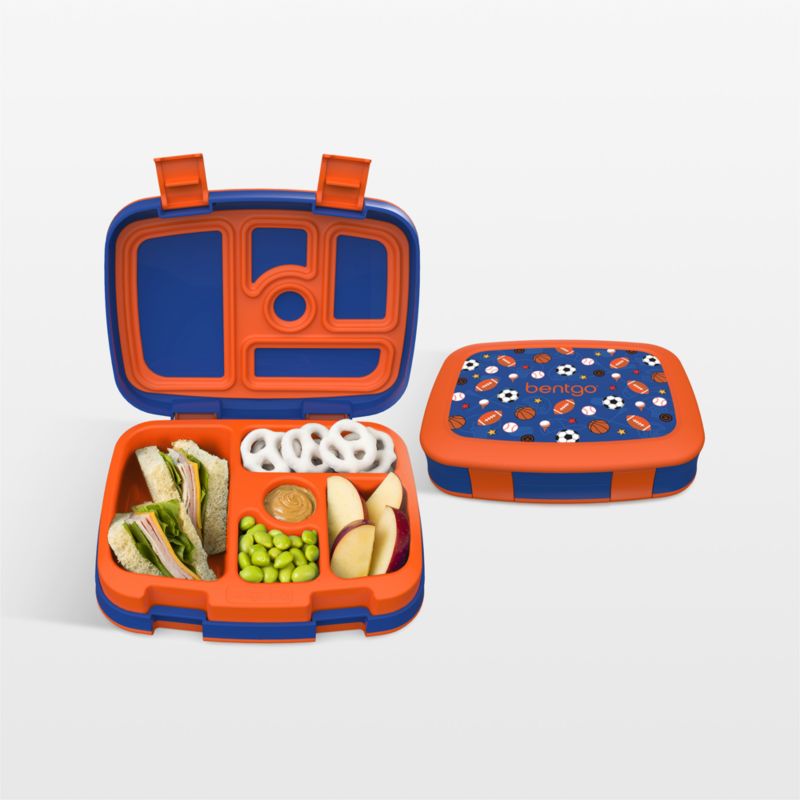 Bentgo Kids' Brights Leakproof, 5 Compartment Bento-Style Kids' Lunch Box -  Coral