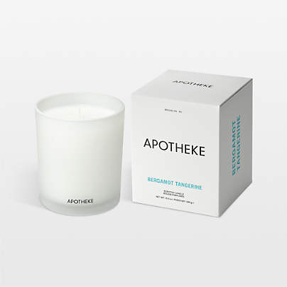 Apotheke Bergamont Tangerine 1-Wick Scented Candle
