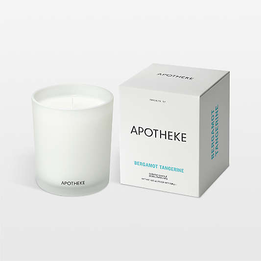 Apotheke Bergamont Tangerine 1-Wick Scented Candle