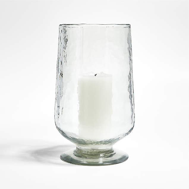 Alder Glass Hurricane Candle Holders Crate And Barrel Canada