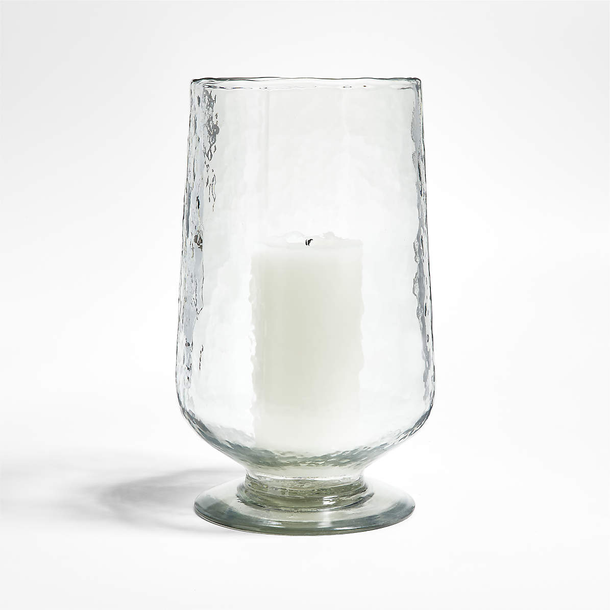 Bergen Large Glass Hurricane Candle Holder + Reviews