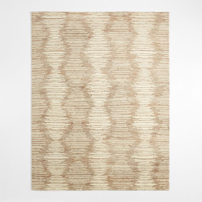 Berlin Wool-Blend Hand-Knotted Latte Brown Area Rug 8'x10' - image 2 of 6