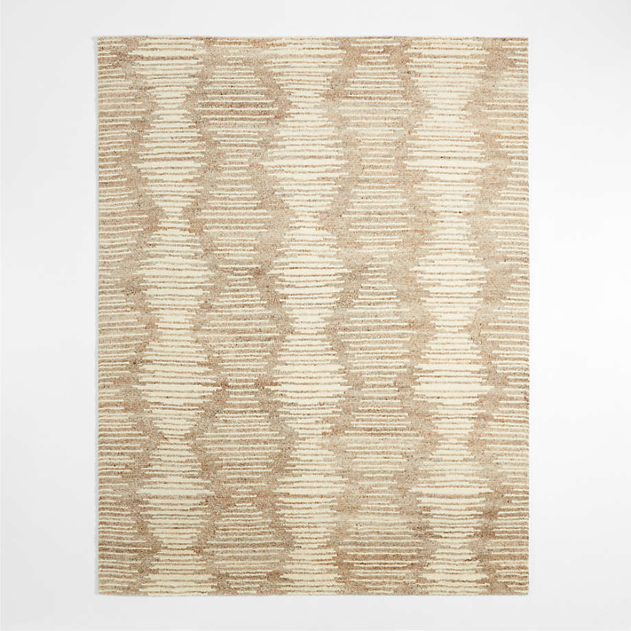 Angled Modern Form Jute Rug