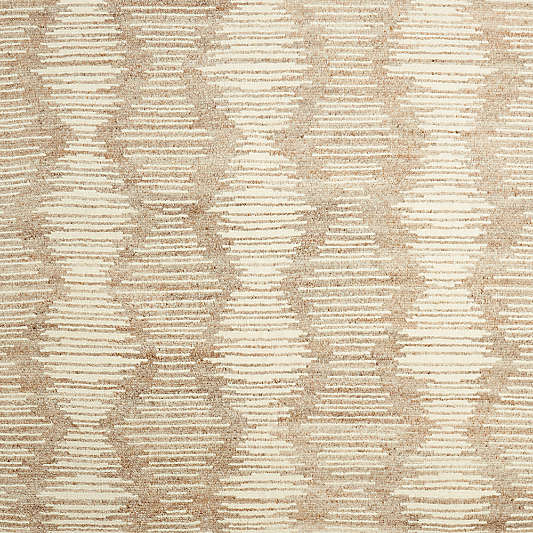 Berlin Wool-Blend Hand-Knotted Latte Brown Area Rug 8'x10'