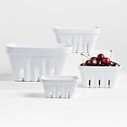 White Ceramic Garlic Plate