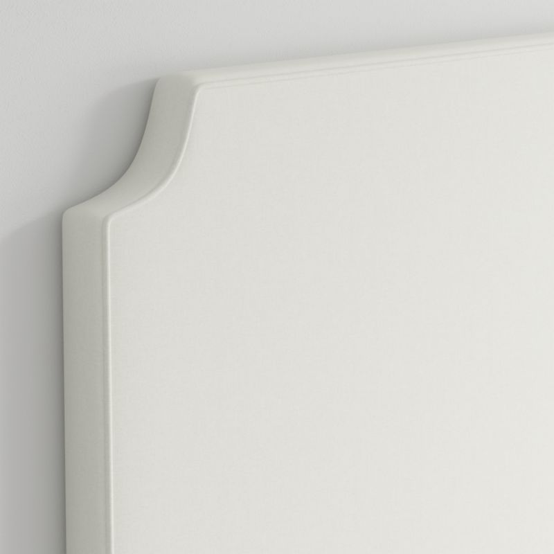 Bevel White with Piping Twin Wall-Mounted Headboard - image 3 of 6