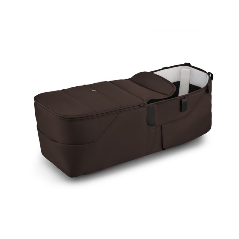 Bugaboo Donkey 6 Twin Cocoa Brown Fabric Complete Baby Bassinet - image 1 of 5