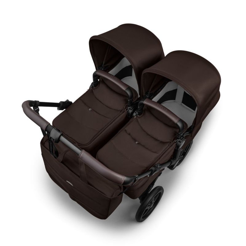 Bugaboo Donkey 6 Twin Cocoa Brown Fabric Complete Baby Bassinet - image 2 of 5