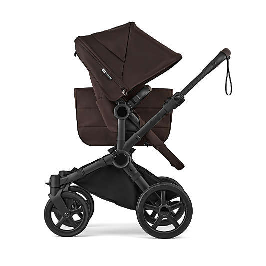 Bugaboo Donkey 6 Single Complete Cocoa Brown with Black Frame Baby Stroller