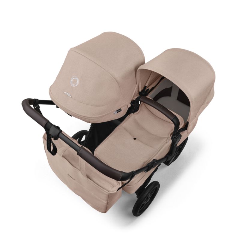 Bugaboo Donkey 6 Baby Stroller Desert Taupe Melange Sibling Seat - image 4 of 6