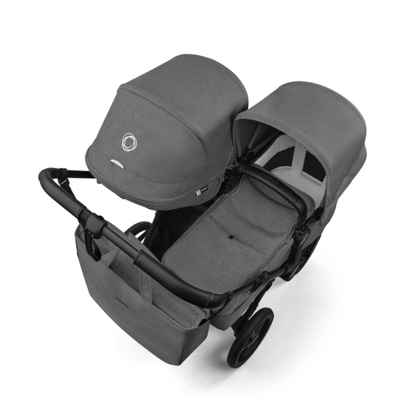 Bugaboo Donkey 6 Baby Stroller Moon Grey Sibling Seat - image 4 of 5