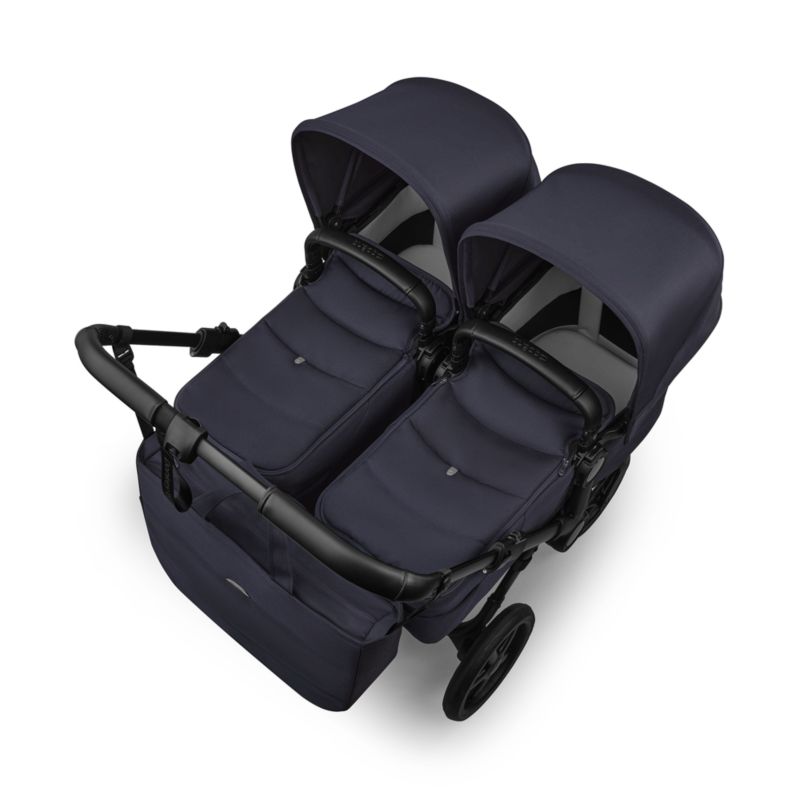 Bugaboo Donkey 6 Twin Deep Indigo Fabric Complete Baby Bassinet - image 2 of 3