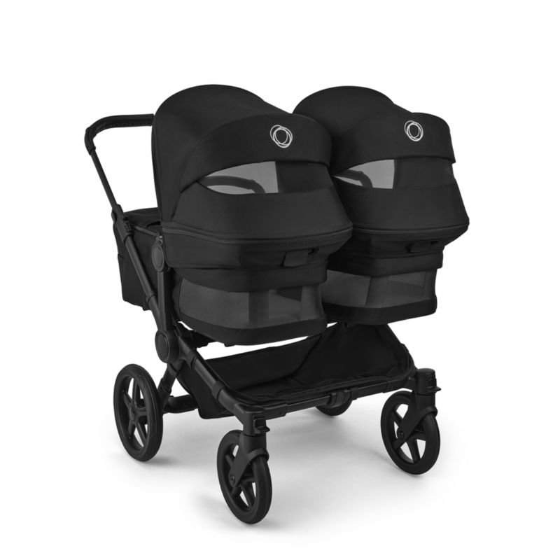 Bugaboo Donkey 6 Twin Heritage Black Fabric Complete Baby Bassinet - image 4 of 7