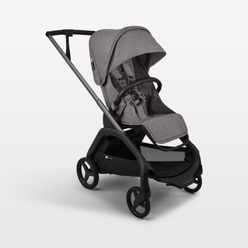 Bugaboo Dragonfly Plus Seat Complete Grey Melange with Graphite Grey Frame Baby Stroller and Bassinet - image 1 of 3