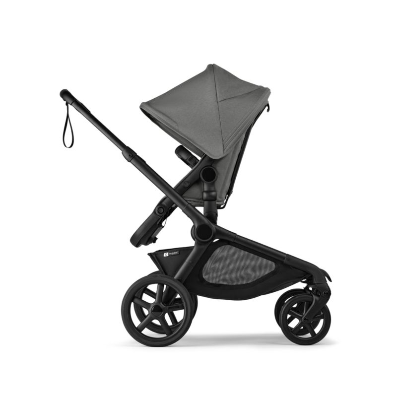 Bugaboo Kangaroo Seat Complete Moon Grey with Black Frame Baby Stroller - image 2 of 6