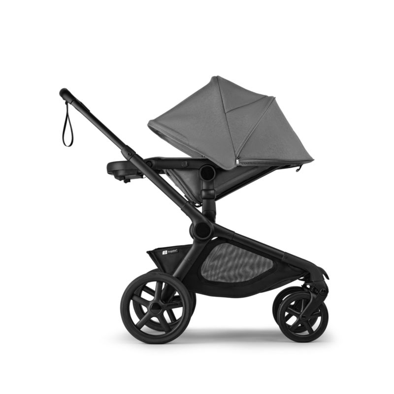 Bugaboo Kangaroo Seat Complete Moon Grey with Black Frame Baby Stroller - image 3 of 6