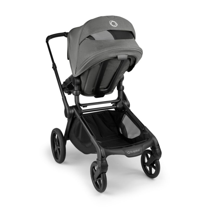 Bugaboo Kangaroo Seat Complete Moon Grey with Black Frame Baby Stroller - image 4 of 6