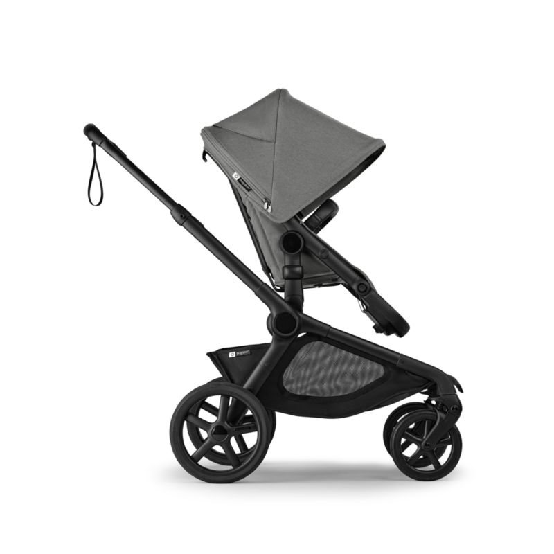 Bugaboo Kangaroo Seat Complete Moon Grey with Black Frame Baby Stroller - image 1 of 6