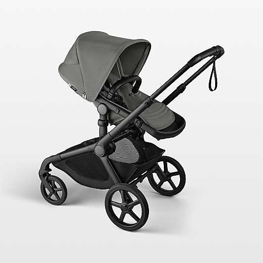 Bugaboo Kangaroo Seat Complete Moon Grey with Black Frame Baby Stroller