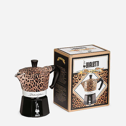 Bialetti ® Moka Dolce & Gabbana Leopardo 3-Cup Espresso Maker