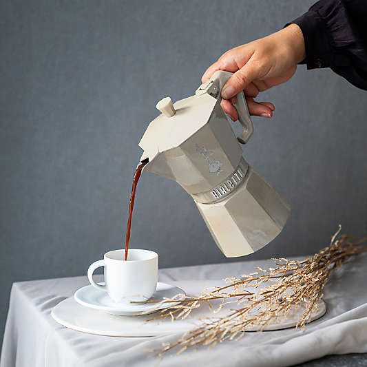 Bialetti ® Moka 6-Cup Espresso Maker in Cream