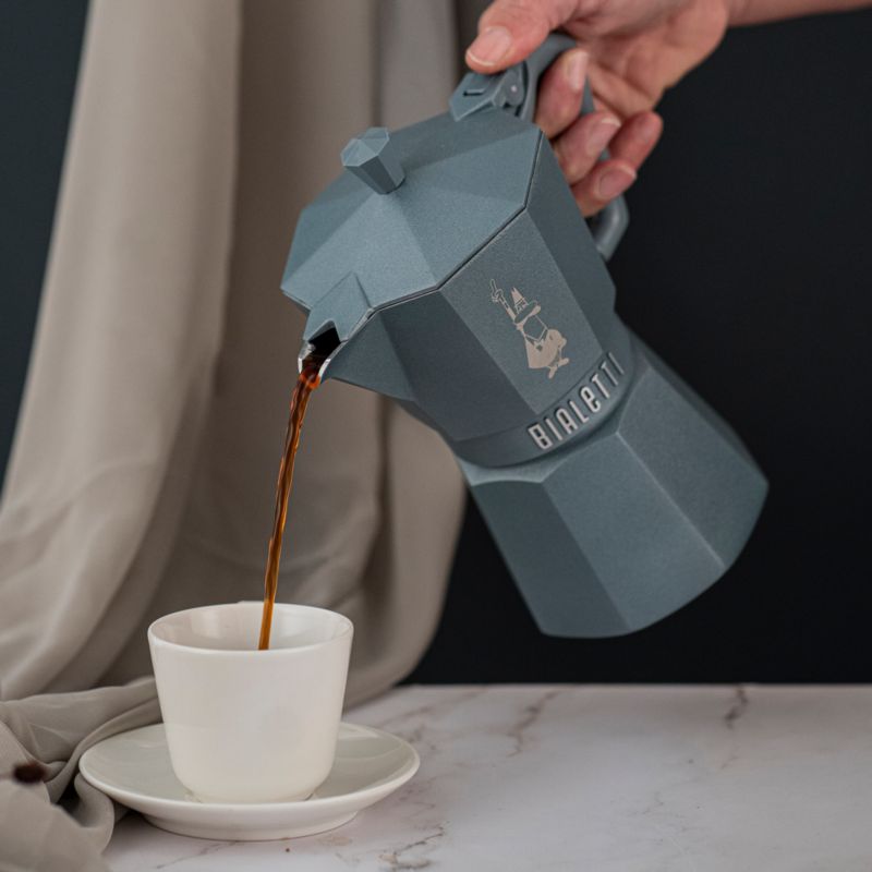 Bialetti Moka Induction 6-Cup Espresso Maker in Denim - image 2 of 3