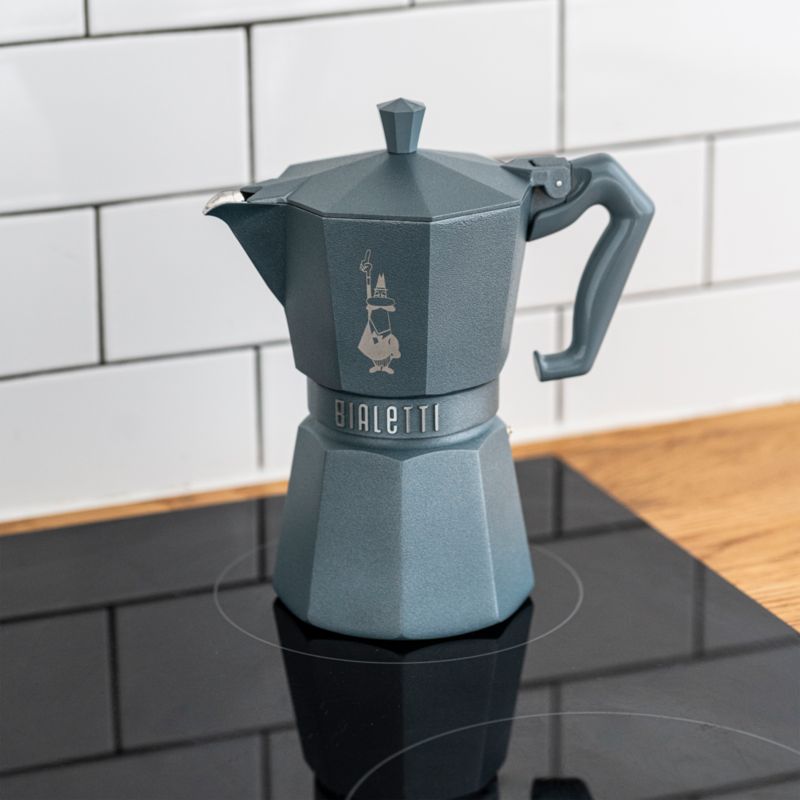 Bialetti Moka Induction 6-Cup Espresso Maker in Denim - image 1 of 3