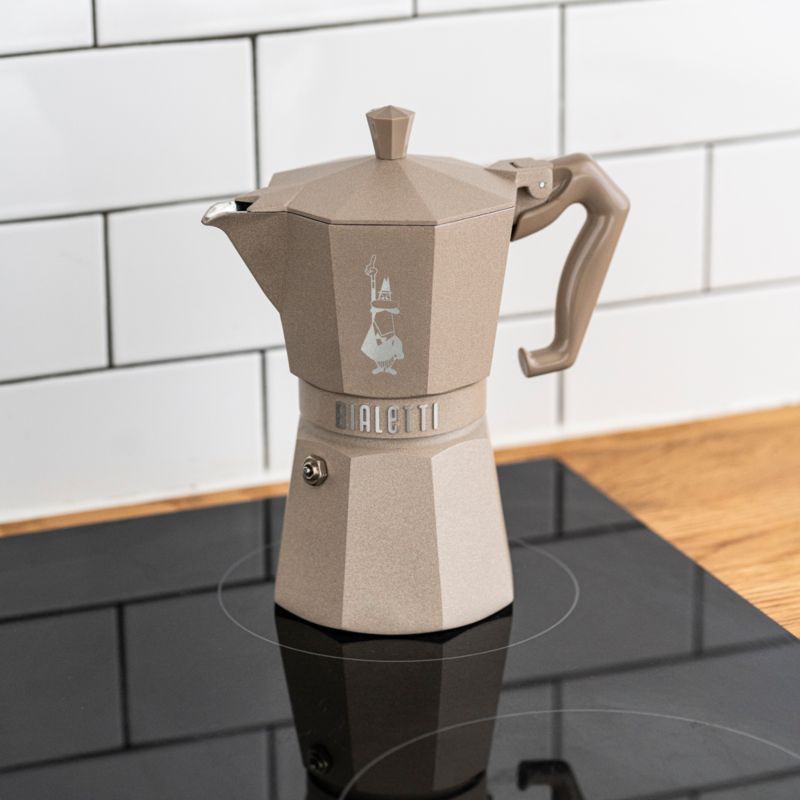 Bialetti Moka Induction 6-Cup Espresso Maker in Sand - image 2 of 3