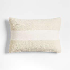 Creste Ivory Corduroy Throw Pillows by Athena Calderone