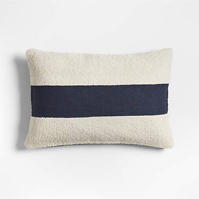 Navy and outlet white pillow covers