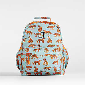 Jansport jaguar Print backpack. $40. Texture is velvet-like.