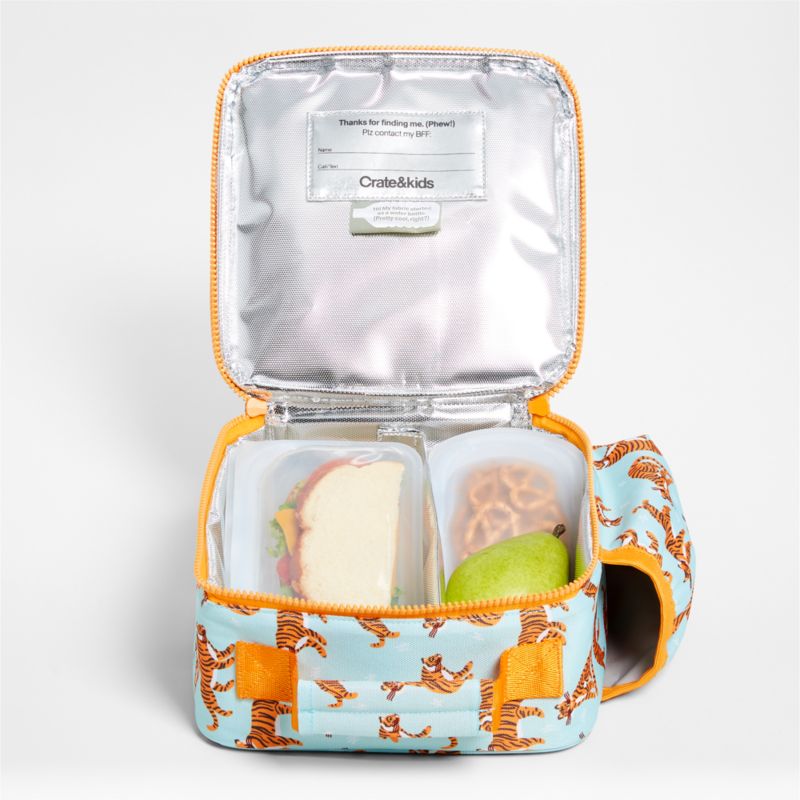 Big Cats Soft Insulated Kids Personalized Thermal Lunch Box + Reviews