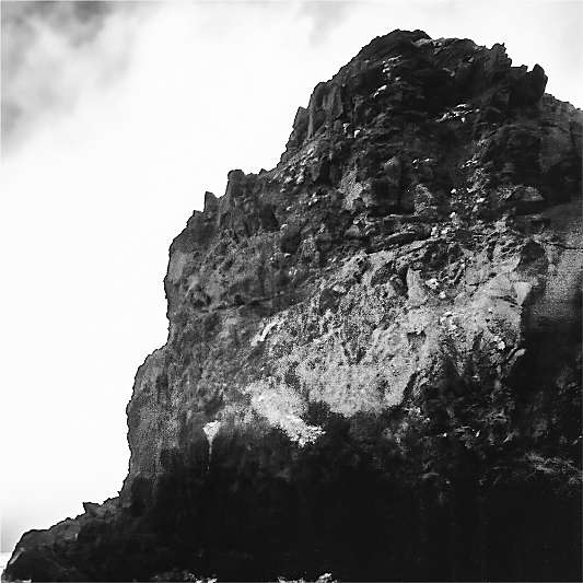 "Big Sur" by Gold Rush Art Co. Black and White Photograph  60"x40" Framed Wall Art Print