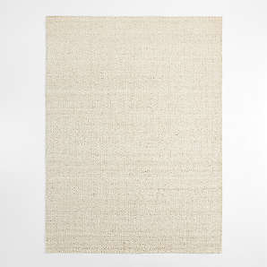 Oversized White Woven Bath Mat by World Market