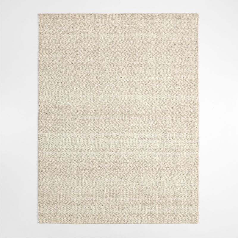 Big Sur Wool Handwoven Light Beige Area Rug 12'x15' - image 1 of 4