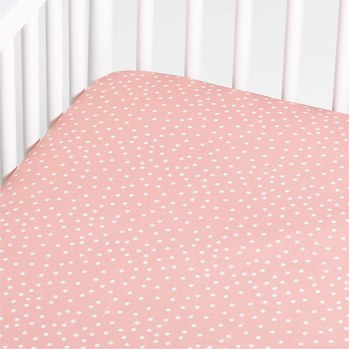 Polka dot cot cheap bed sheet