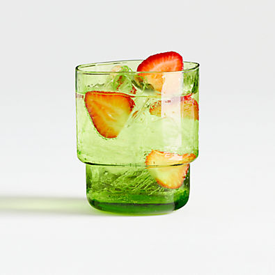 View Billie Green Double Old-Fashioned Glass details