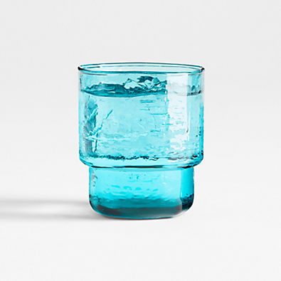 View Billie Turquoise Double Old-Fashioned Glass details