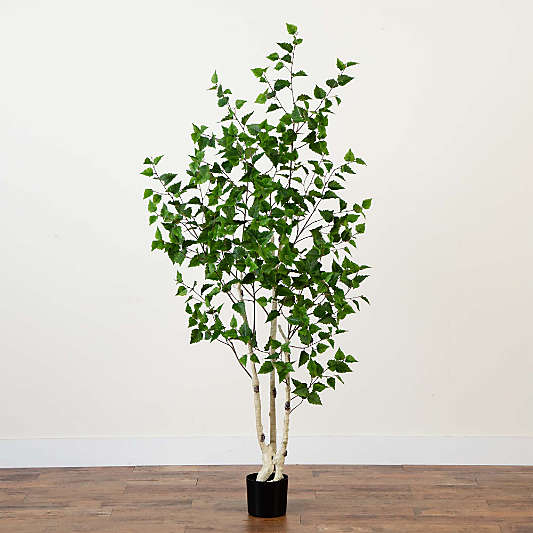 Faux Birch Tree 6'