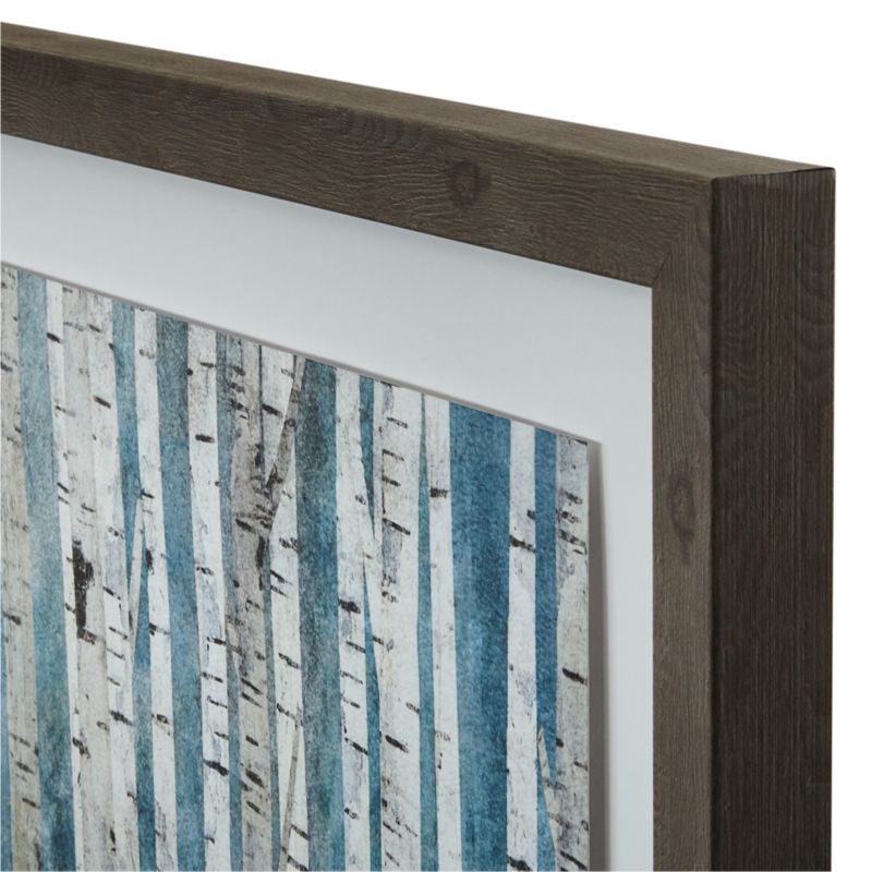 "Birch Trees" Framed Reproduction Wall Art Print 56"x22" by Wall Artly - image 1 of 3